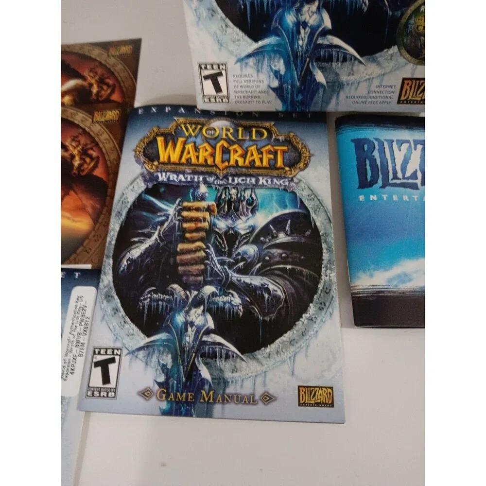 World of Warcraft: Wrath of the Lich King (PC, 2008) Includes Manuals